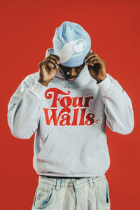 HEAVY FLEECE HOODY - ASH