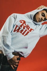 HEAVY FLEECE HOODY - ASH