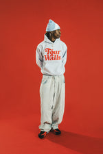 HEAVY FLEECE HOODY - ASH