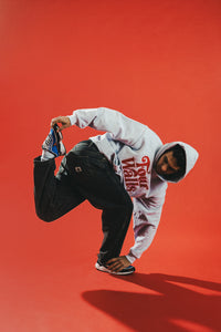 HEAVY FLEECE HOODY - ASH