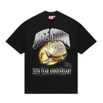 FOURWALLS X JUSE CREW 25TH YEAR ANNIVERSARY CHAMPIONSHIP TEE (BLACK) -  PRE ORDER ONLY