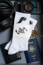 FOURWALLS CREW SOCKS - WHITE