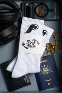 FOURWALLS CREW SOCKS - WHITE