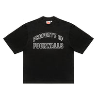 PROPERTY OF FOURWALLS TEE - BLACK