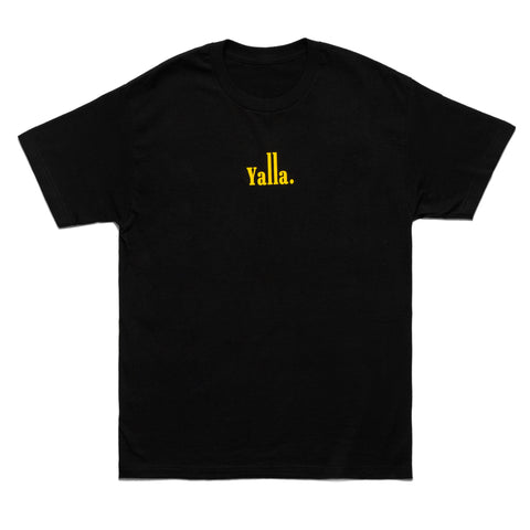 FOURWALLS YALLA TEE (BLACK)
