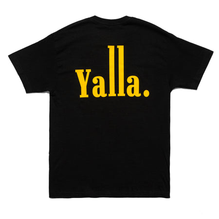 FOURWALLS YALLA TEE (BLACK)