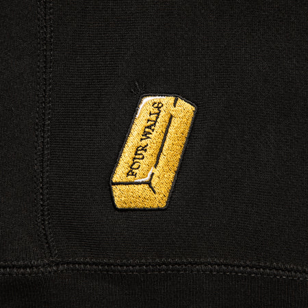 FOURWALLS OUTLINE CREWNECK (BLACK)
