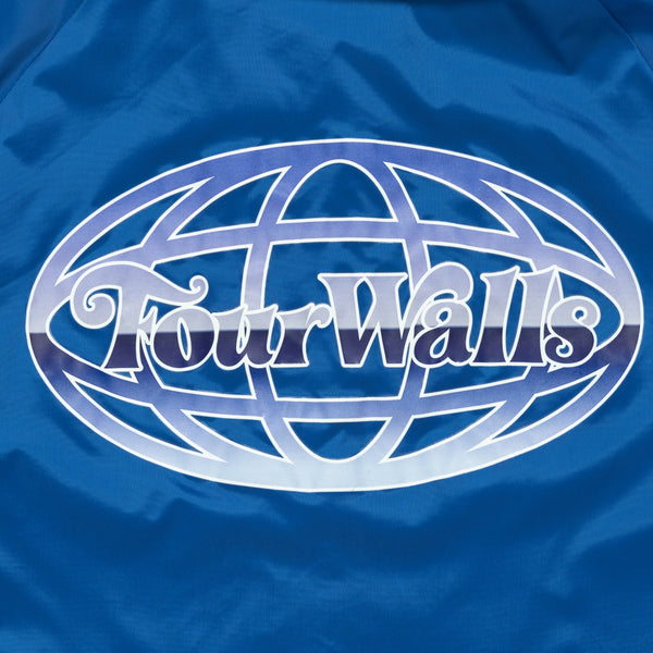 FOURWALLS WORLDWIDE COACH JACKET (BLUE)