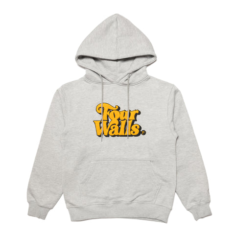 FOURWALLS CHENILLE LOGO HOODY (GREY)